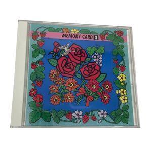 Janome 8000 Memory Card #3 Flower Series Vintage Embroidery Memory Card